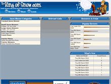 Tablet Screenshot of kingofsnow.com